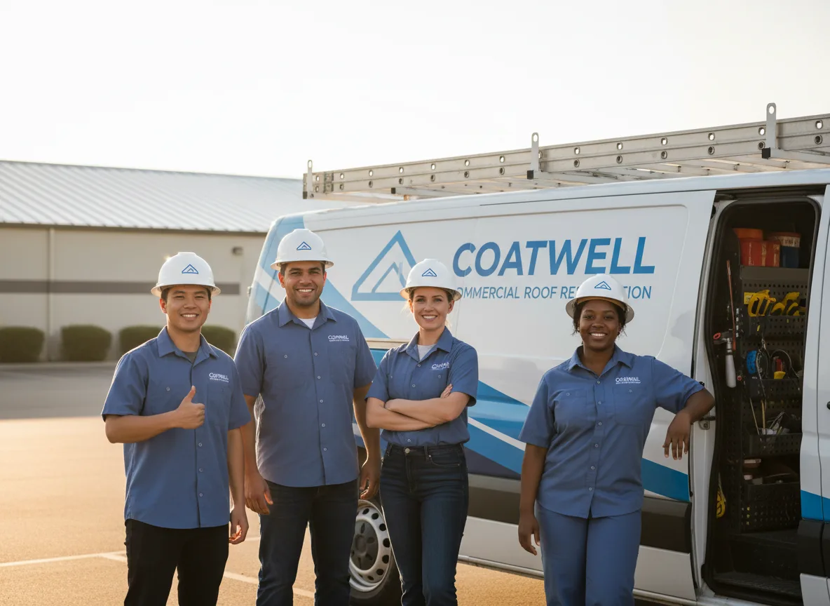 Commercial roof coating company in Withams, VA